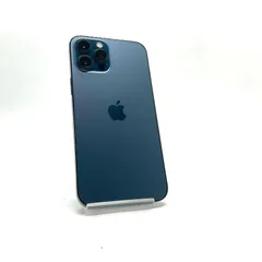 【全額返金保証】【最速発送】 iPhone 12 Pro Max 256GB Pacific Blue SIMフリー SIMフリー 動作確認済 75%