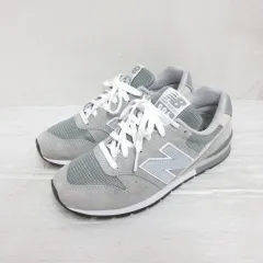 ニューバランス NEW BALANCE CM996GR2 スニーカー シューズ スエード 23cm グレー 靴 レースアップ ローカット 箱付き