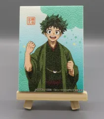 【中古】マグネット・磁石 緑谷出久 TaS10th Ver. 描き下ろしイーゼル付きミニキャンバスマグネット 「僕のヒーローアカデミア」 TOHO animation STORE 10周年記念出張所 in マルイグッズ