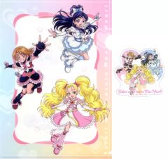 [중고] 상품 세트 두 사람은 프리큐어 Max Heart 문구 컬렉션 (클리어 파일 & 스티커) [이치 반 쿠지 프리큐어 ~Forever Hearts!~] I상