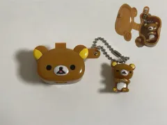 リラックマ フェイス ケース キーホルダー