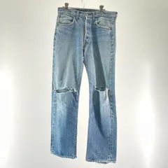 【中古】70s　LEVI'S　66モデル　501　イエローステッチ　ボタン裏6　ポケット裏シングル　 リーバイス　[17]