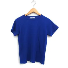 ジャーナルスタンダード レリューム JOURNAL STANDARD relume ワッフル Tシャツ カットソー 半袖 丸首 無地 F ブルー 青 /FT45