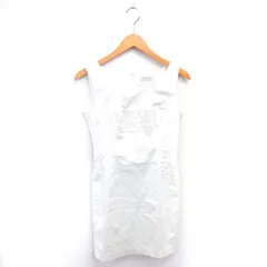 エスプリミュール ESPRITMUR ワンピース タイト ボートネック ひざ丈 ノースリーブ 9 アイボリー /TT