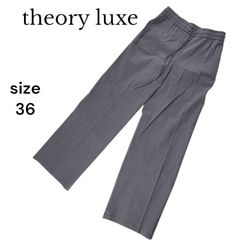 Theory luxe リネン イージーパンツ ストレッチ 濃紺 麻62% M - メルカリ