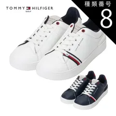 種類8：WHT(00)/26cm トミーヒルフィガー ゴルフ スパイクレス ゴルフシューズ THMS4F
