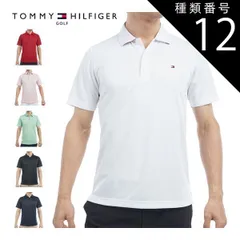 種類12：WHT(00)/3L トミーヒルフィガー ベーシックフラッグ 半袖 ポロシャツ ゴルフウェア メンズ 2025年春夏モデル M-4L THMA493 