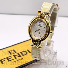 稼働 FENDI フェンディ 640L カメレオン レディース腕時計 チェンジベルト オロロジ クオーツ ゴールド OJ262