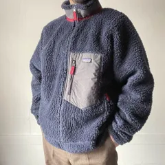 patagonia パタゴニア クラシック レトロX パイル フリース ジャケット 紺系 XL ネイビー シェルパフリース D153-18-0044ZV