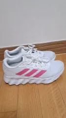 アディダス 白/ピンク スニーカー 230