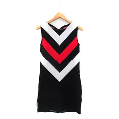 レディ Rady ニット ワンピース 膝丈 ノースリーブ S ブラック 黒 /KT27