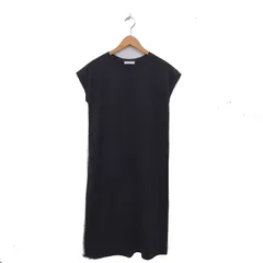 グローバルワーク GLOBAL WORK ワンピース ロング プルオーバー 薄手 フレンチスリーブ 半袖 F チャコールグレー /TT