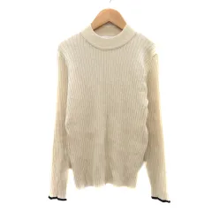 ディスコート Discoat リブニット カットソー 長袖 M アイボリー /YK9