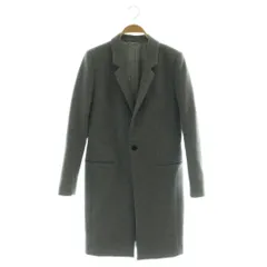 ジョンローレンスサリバン JOHN LAWRENCE SULLIVAN ウール カシミヤ混 チェスターロングコート アウター 8 グレー /DF ■OS