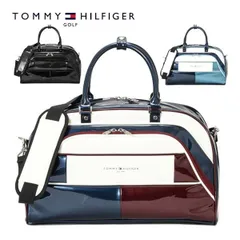トミーヒルフィガー ゴルフ エナメルスポーツ ボストンバッグ THMG5FB1