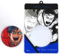 【中古】グッズセット 飯田天哉 「僕のヒーローアカデミア 缶バッジ＆特製ホルダーコレクション 第1弾」