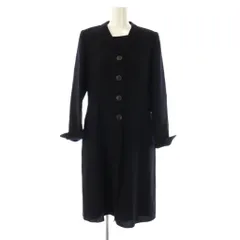 レリアン Leilian 二点セット ノースリーブワンピース チェスターコート ウール 9 ネイビー /CX ■OS