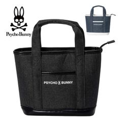 Psycho Bunny 2way カートバッグ ラウンドバッグ ブラック - メルカリ