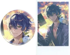 【中古】グッズセット レオス・ヴィンセント 缶バッジ＆チェキ風カード 「バーチャルYouTuber にじさんじ レオス・ヴィンセント 誕生日2025」