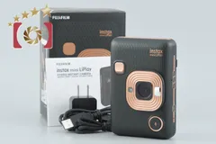 【中古】FUJIFILM 富士フイルム instax mini LiPlay エレガントブラック インスタントカメラ 元箱付き