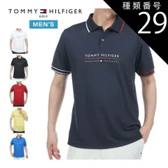 種類29：WHT(00)/M トミーヒルフィガー フロントロゴ 半袖ポロシャツ ゴルフウェア メンズ 2026年春夏モデル M-4L THMA617