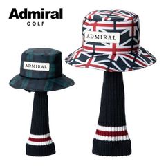 Admiral キャディバッグ シルバー レッド ヘッドカバーセット - メルカリ