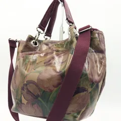 Elisabetta Taiuti 2WAY ショルダーバッグ 花柄 レザー イタリア製