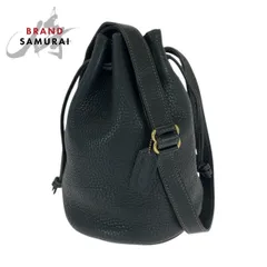 美品 COACH コーチ ヴィンテージ オールドコーチ 巾着 ブラック 黒 ゴールド金具 レザー 4905 ショルダーバッグ 男女兼用 600250【中古】