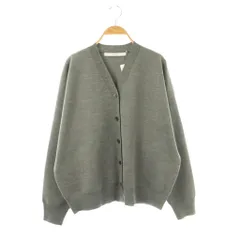 フレームワーク Framework 25AW フォルムカーディガン ニット Vネック F グレー /DF ■OS