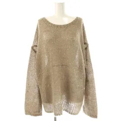 ジャーナルスタンダードレサージュ journal standard L'essage 24AW モヘヤMIXスパンコールニット セーター ベージュ /DO ■OS