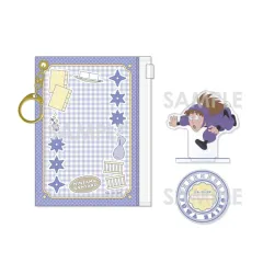 【中古】グッズセット 13.不破雷蔵 ポーチ入りアクリルスタンド 「忍たま乱太郎」