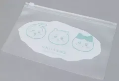 【中古】小物入れ・マルチケース・缶ケース ちいかわ＆ハチワレ＆うさぎ ファスナーマルチケース 「ちいかわ なんか小さくてかわいいやつ」 seria限定