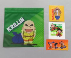 [중고] 상품 세트 크릴린 지퍼 가방 & 스티커 세트 [이치 반 쿠지 드래곤 볼 DRAGONBALL SNAP COLLECTION2] I 상