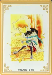 【中古】マグネット・磁石 コナン＆新一＆蘭(イチョウ) 「連載30周年記念 名探偵コナン展 アクリルマグネット」