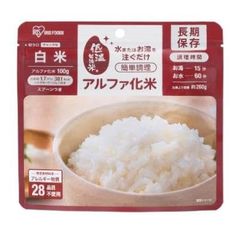 非常食】アルファ米 白飯 100g 48食分☆賞味期限2028年1月まで - メルカリ