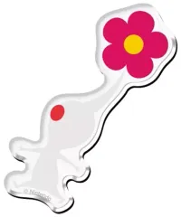 【中古】食玩 雑貨 6.白ピクミン A 「ピクミン キャラマグネッツ」