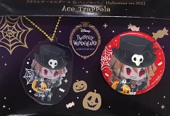 【中古】雑貨 エース・トラッポラ アクリルキーホルダー＆缶バッジセット Halloween ver.2022 「ディズニー ツイステッドワンダーランド」