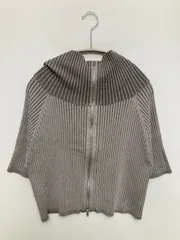 NICE CLAUP ニット/セーター F グレー