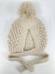 ニットキャップ/ビーニー アイボリー