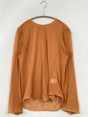 UNIQLO Tシャツ/カットソー M オレンジ