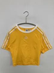 adidas Tシャツ/カットソー M イエロー