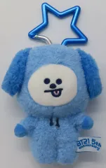 【中古】キーホルダー CHIMMY(ジミン) BT21 5周年記念 レインボーカラーマスコット ブルー 「BT21 5th Anniversary Fair -by VILLAGE VANGUARD-」