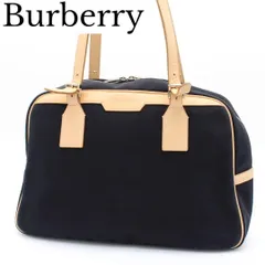 【美品】BURBERRY ノバチェック ミニボストンバッグ セミショルダー 黒