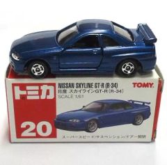 トミカ スカイラインGT-R (R-34) エアクール特注品 - メルカリ