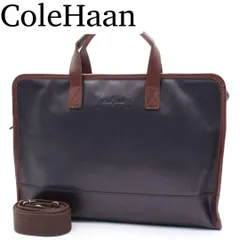 【美品】Cole Haan ビジネスバッグ 2way ブリーフケース レザー