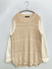 w closet ニット/セーター F ベージュ