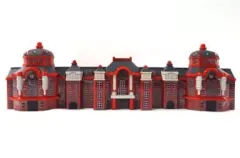 【中古】おもちゃ 東京駅丸の内駅舎 「カプセルプラレール 新旧連結新幹線編」