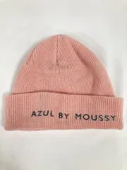 AZUL by MOUSSY ニットキャップ/ビーニー FREE ピンク