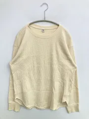 UNIQLO Tシャツ/カットソー M アイボリー