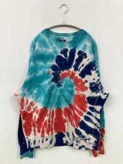 Champion スウェット X-LARGE スカイブルー コットン スウェット ブランドロゴ その他総柄 長袖